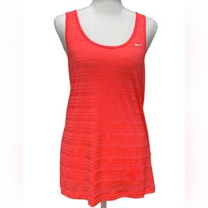 Nike Women’s Coral-Red Scoop Neck Tank Top